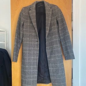 Zara houndstooth coat